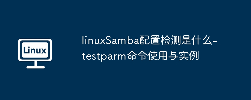 LinuxSamba配置检测：testparm使用教程