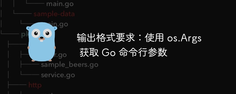 输出格式要求：使用 os.Args 获取 Go 命令行参数
