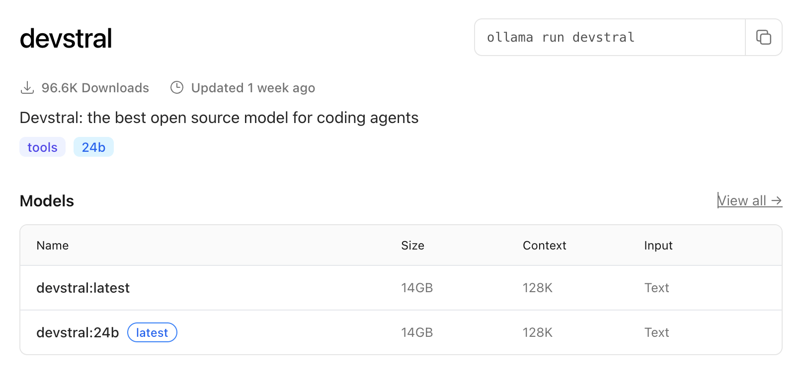 一个超强的代码Agent大模型，开源了，本地部署