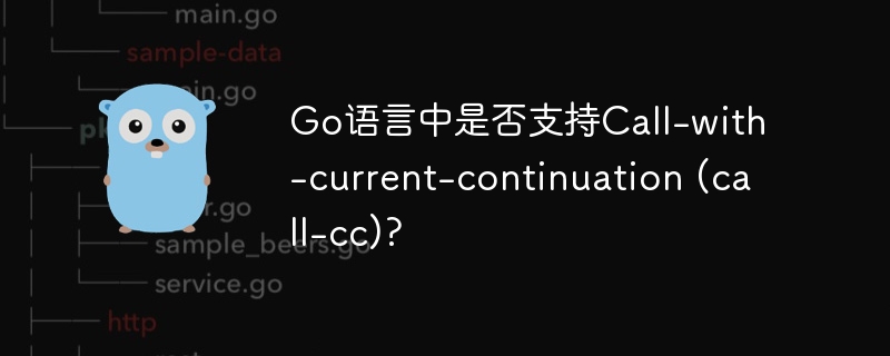 Go语言中是否支持Call-with-current-continuation (call-cc)?