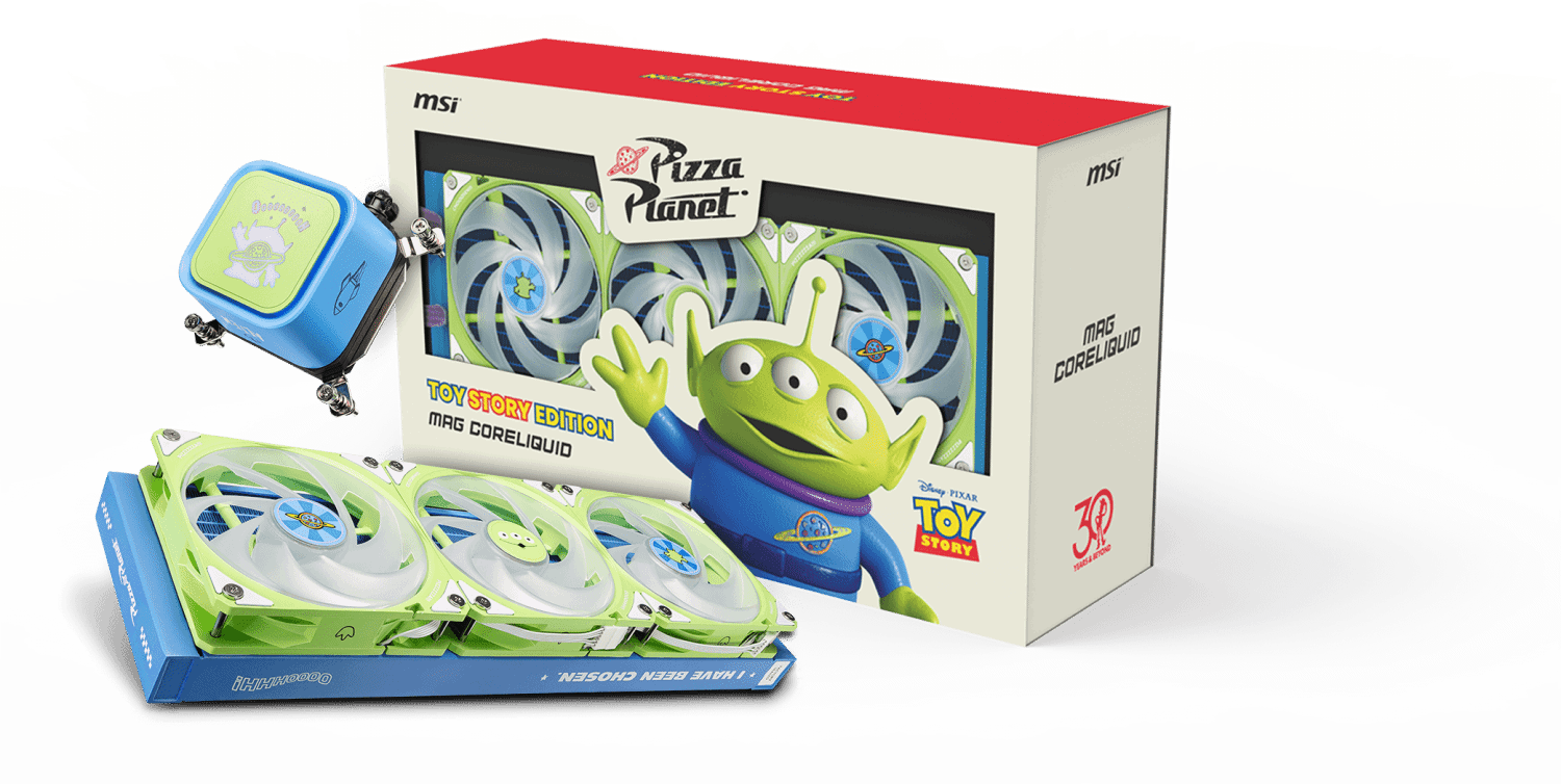 MSI推出《玩具总动员》主题PC:搭载5070 仅限500台!