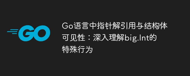 Go指针解引用与结构体可见性详解