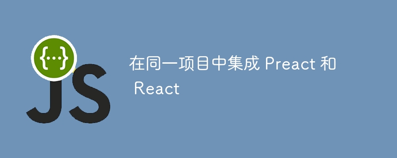 Preact与React如何协同集成使用