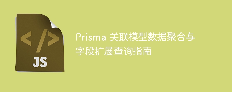 Prisma数据聚合与字段扩展教程
