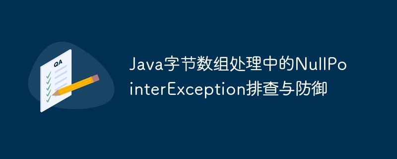 Java字节数组处理中的NullPointerException排查与防御
