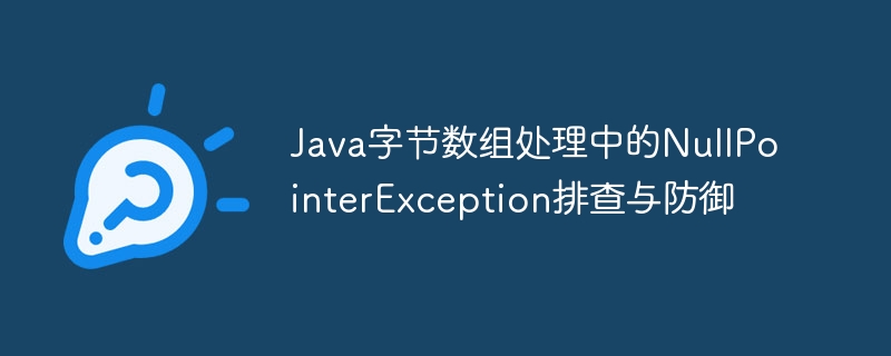 Java字节数组空指针处理技巧