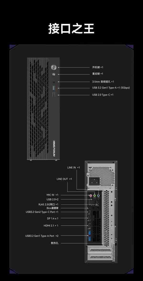铭凡推出795S7 SE台式主机:7L容量 自带7945HX处理器 支持半高独显