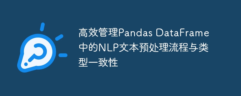 Pandas文本处理与数据类型管理技巧