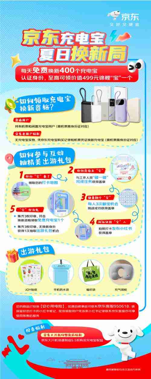 京东帮了大忙了!“京东充电宝夏日换新局”解旅客燃眉之急