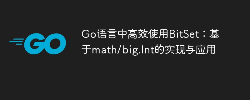 Go语言中高效使用BitSet：基于math/big.Int的实现与应用
