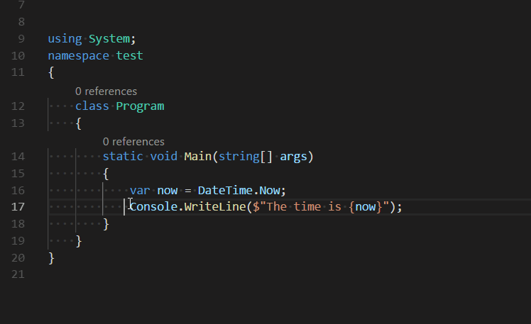 Camel Case导航演示