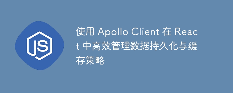 使用 Apollo Client 在 React 中高效管理数据持久化与缓存策略