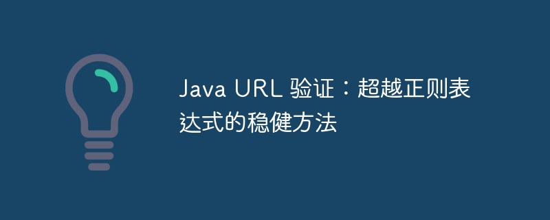 Java URL 验证：超越正则表达式的稳健方法
