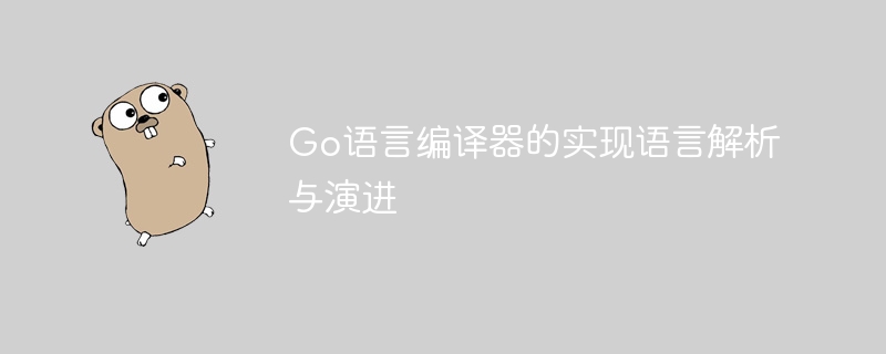 Go编译器语言解析与演进分析