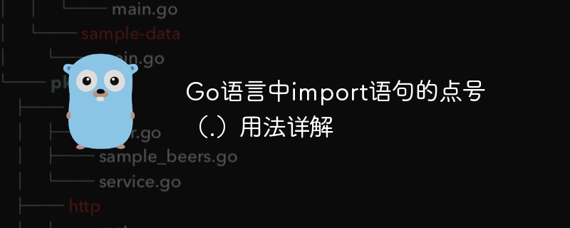 Go语言import点号用法详解