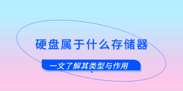 硬盘类型与作用全解析