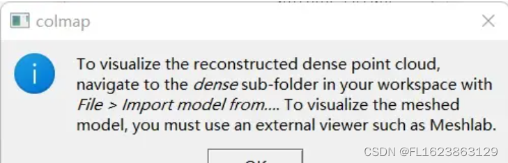colmap在windows上编译好的程序直接可以运行支持cuda