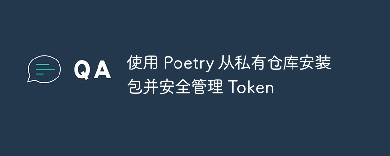 使用 Poetry 从私有仓库安装包并安全管理 Token