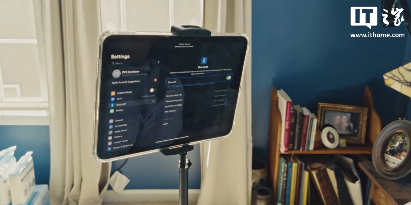 苹果脑控技术亮相：ALS患者用意念操控iPad