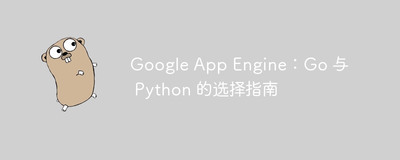 Google App Engine：Go 与 Python 的选择指南