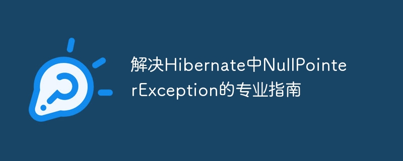 Hibernate空指针异常解决指南