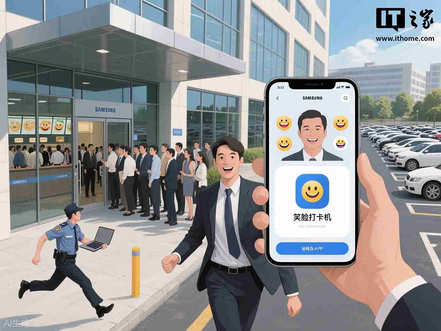 三星在美力推五天返岗:自研出勤追踪工具,防止员工“摸鱼式打卡”