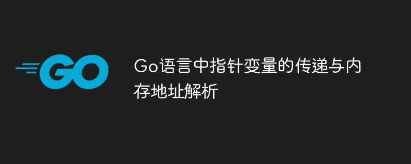 Go语言指针与内存地址解析