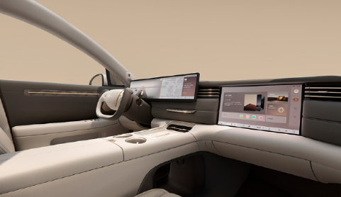 智己LS6内饰官图发布：悬浮式一体屏设计引领新潮流