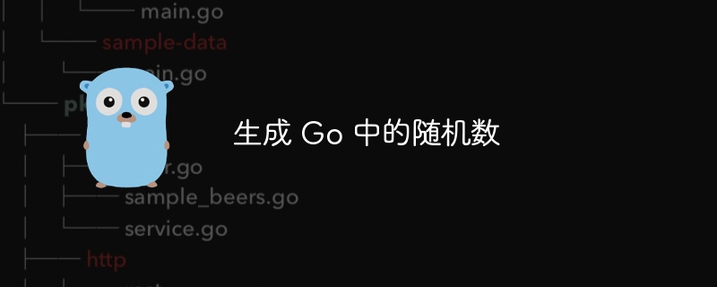 生成 Go 中的随机数
