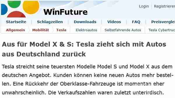 特斯拉欧洲多国停售Model S/X 上半年德国仅卖出百台
