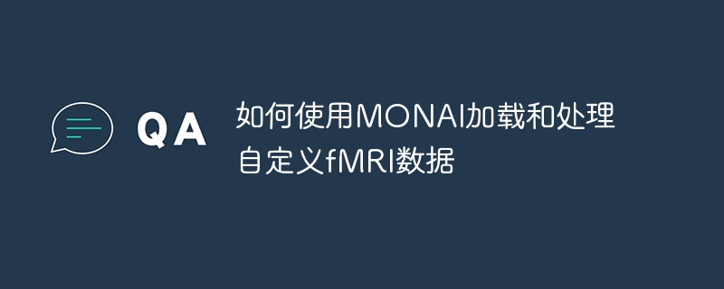 MONAI自定义fMRI数据加载教程