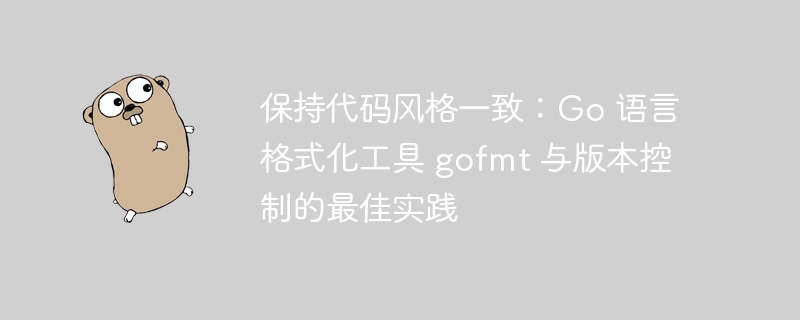 Go语言格式化工具与版本控制技巧