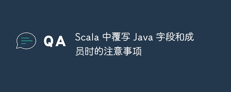 Scala覆盖Java字段需注意的细节
