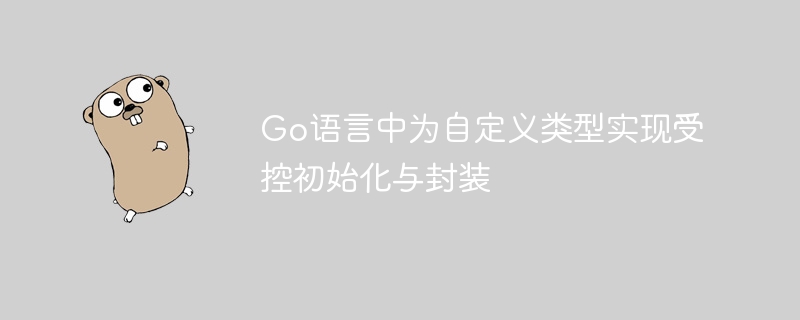 Go语言中为自定义类型实现受控初始化与封装

