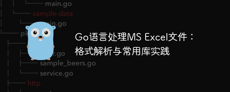 Go语言处理MS Excel文件：格式解析与常用库实践
