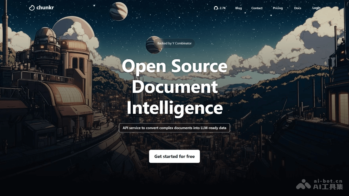 Chunkr开源文档API发布，LuminaAI新工具来袭