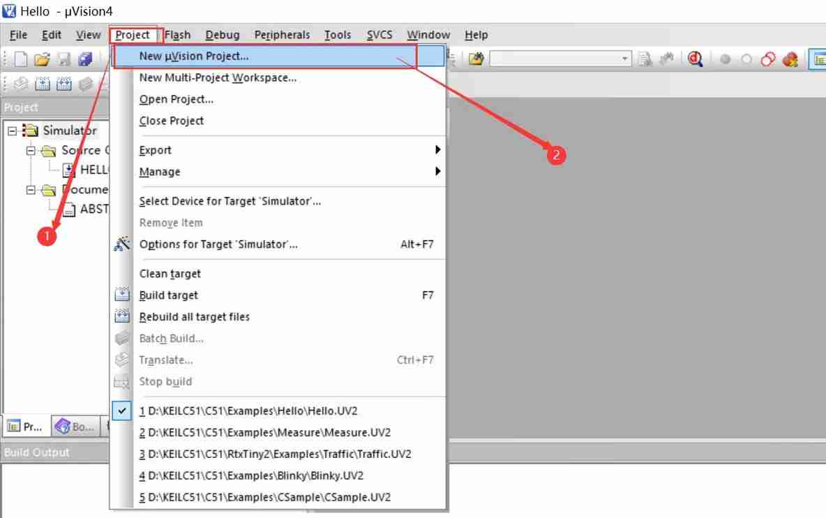 keil c51怎么建立工程?keil c51建立工程的方法