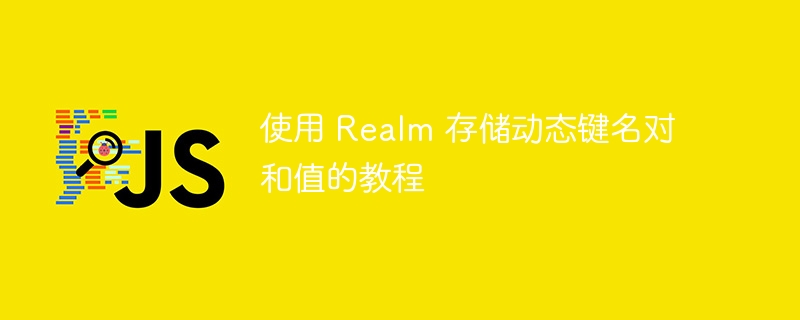 使用 Realm 存储动态键名对和值的教程