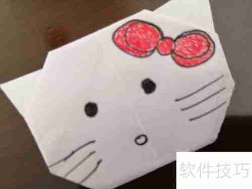 Hello Kitty折纸教程