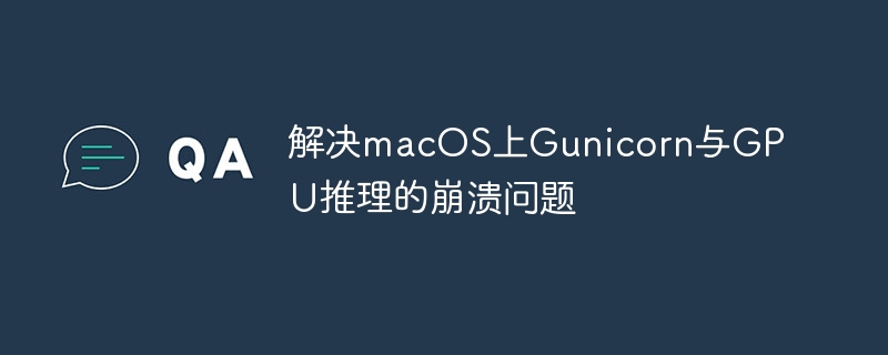 MacGunicornGPU推理报错解决指南