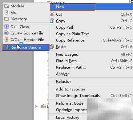 Android Studio添加资源包