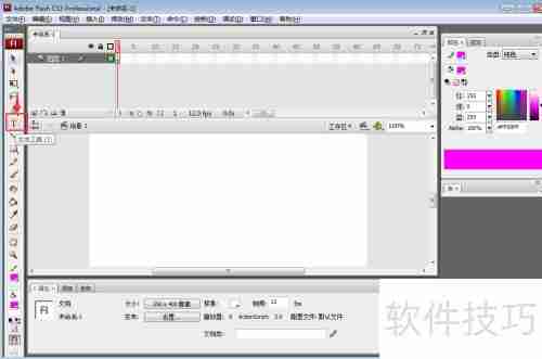 Flash CS3中文输入方法