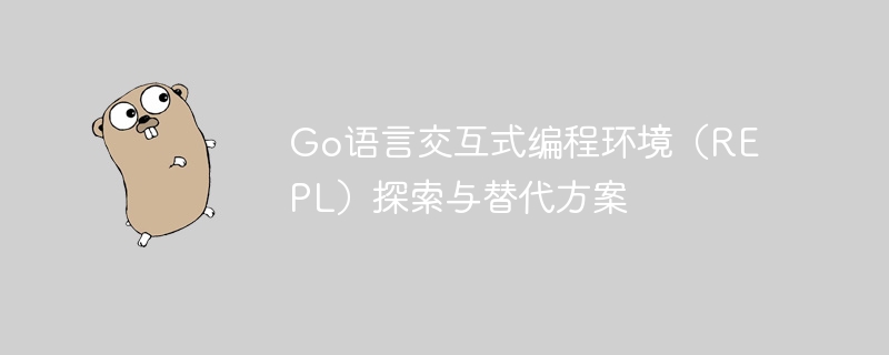 Go语言交互式编程环境（REPL）探索与替代方案