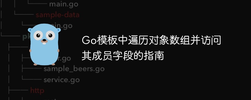 Go模板遍历数组及字段访问技巧