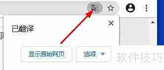 谷歌浏览器翻译功能消失