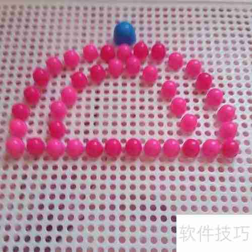 粉色雨伞蘑菇插法技巧