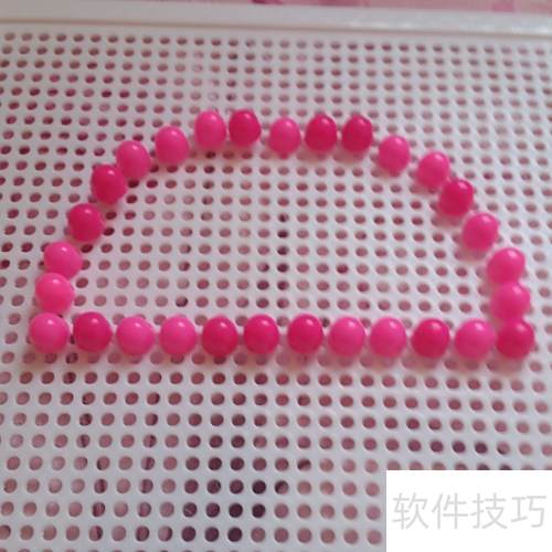 粉色雨伞蘑菇插法技巧分享