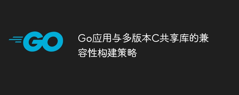 Go应用与多版本C共享库的兼容性构建策略