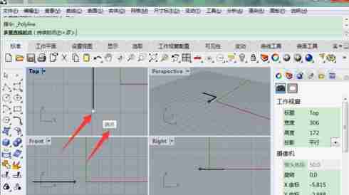 Rhino开启自动捕捉功能的方法