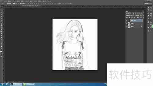 PS一键转素描,超简单实用